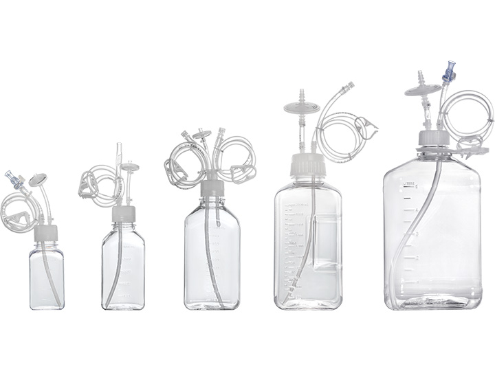 Closed System for Media Bottles